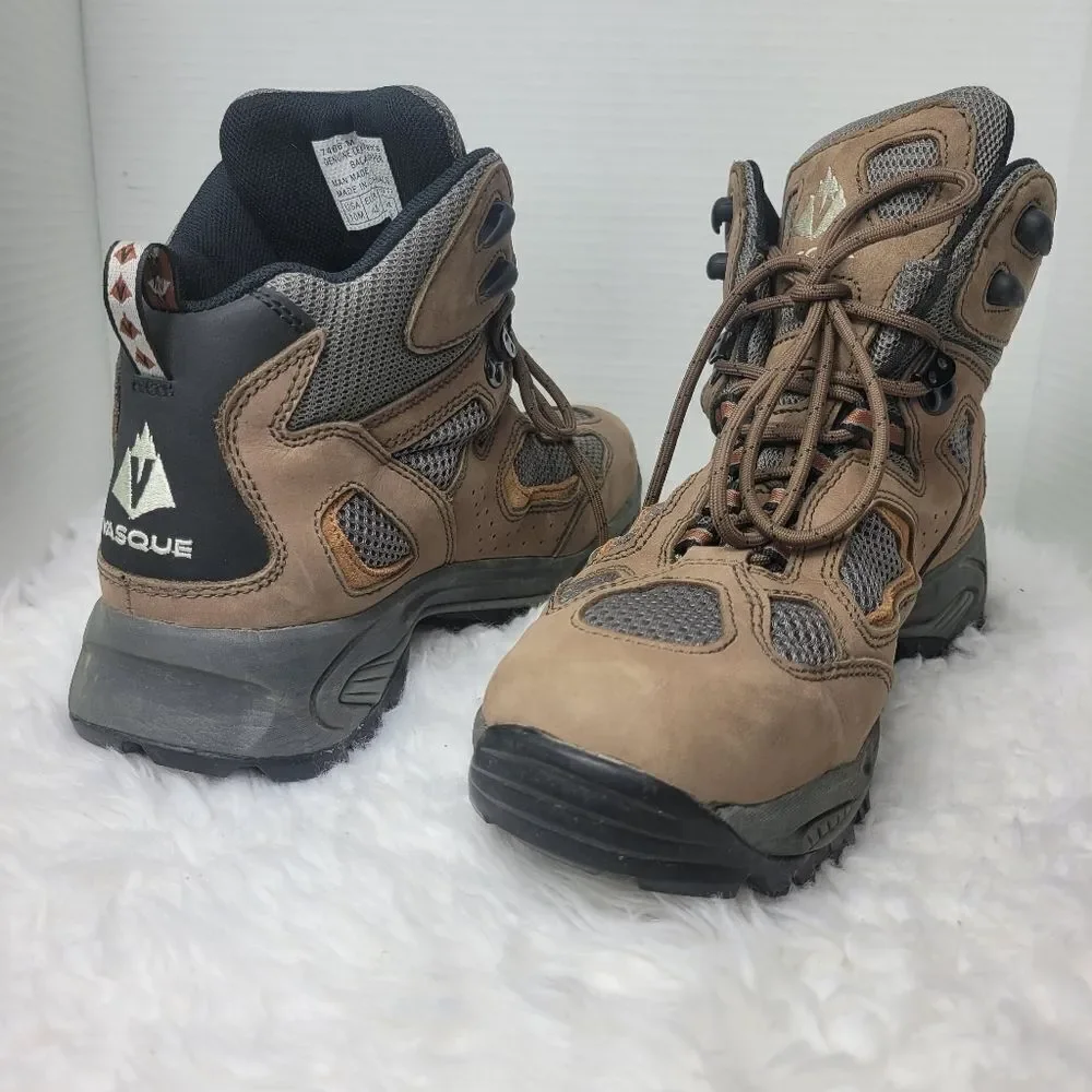 Vasque  Gore-tex Mens Boot Size 10 Vibram Sole Hiking Brown Suede Shoes